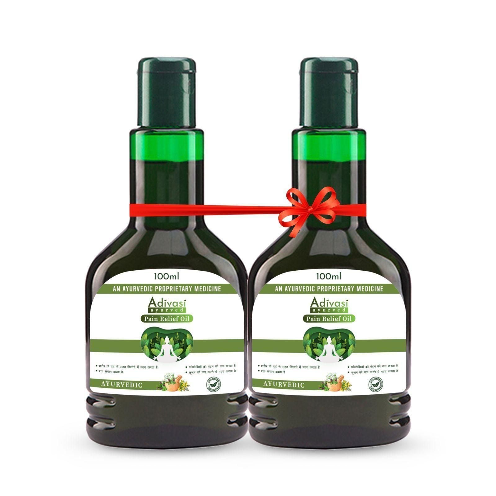 Adivasi Ayurved Pain Relief Oil/Spray 100ml (Pack Of 2)